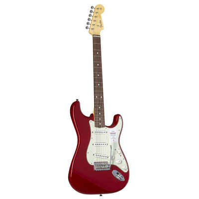 Fender Spielzeug-Musikinstrument, Made in Japan Traditional '60s Stratocaster RW Aged Dakota Red - E-Git