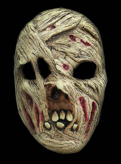 Metamorph Verkleidungsmaske Mumie Maske des Grauens, Schaurig-schöne Horrormaske - nicht nur für Halloween