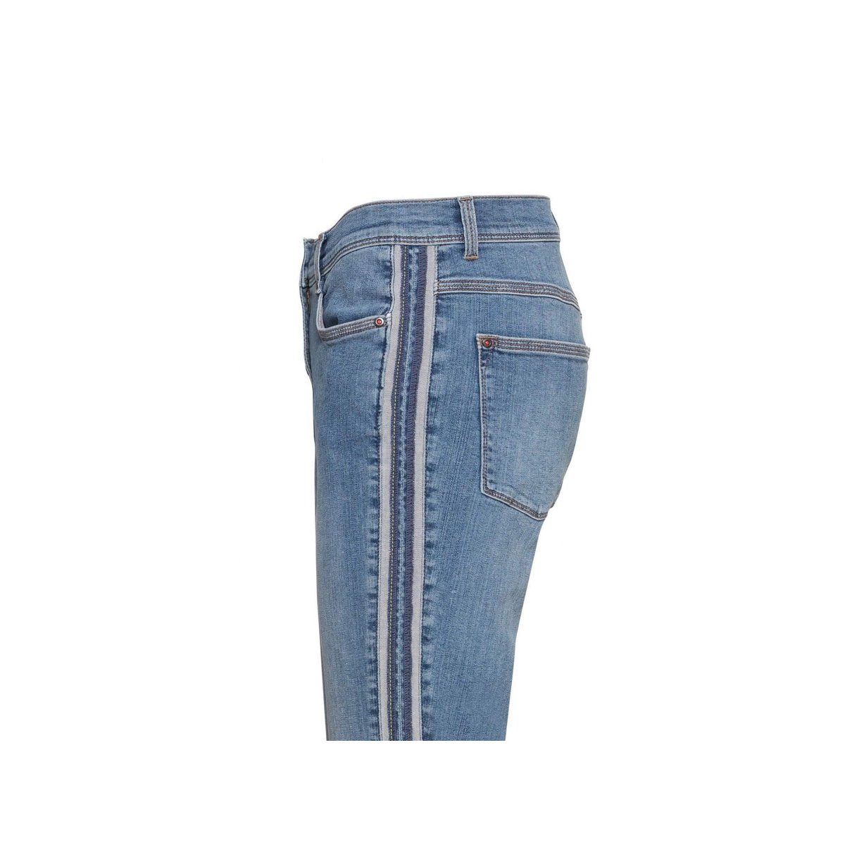 5-Pocket-Jeans (1-tlg) bianca blau