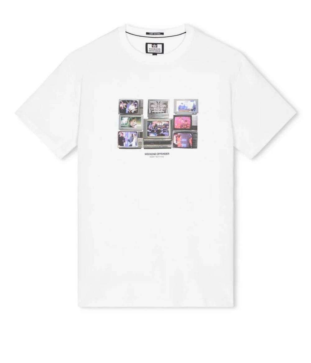 T-Shirt T-Shirt Weekend Offender Vision white