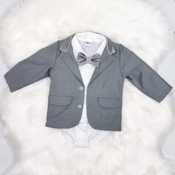 Lollipop Kinderanzug Anzug "Mr. Silver" für Babys, grau