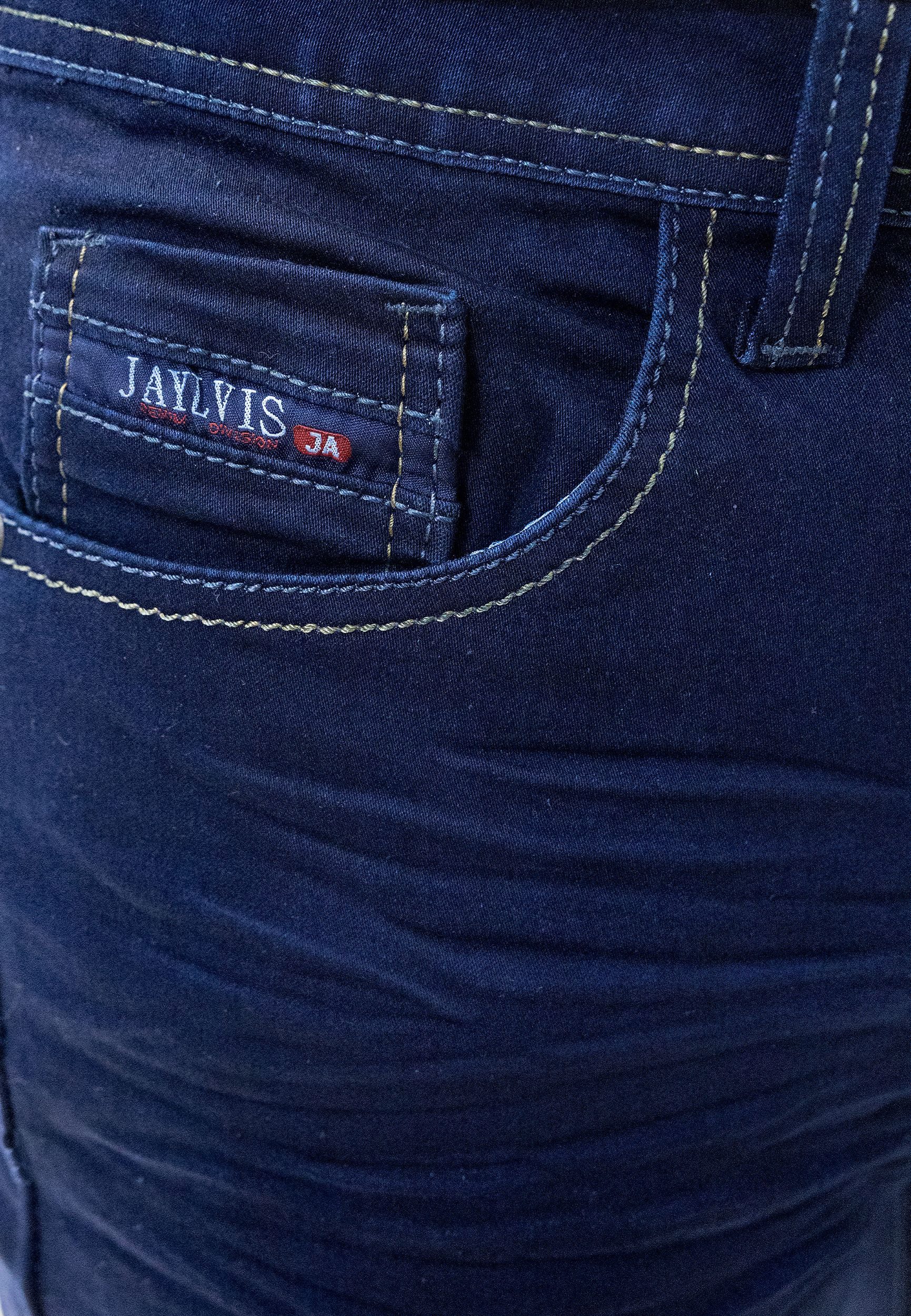 Jaylvis Regular-fit-Jeans Fein Jeans Regular Twill Denim Design Kontrastnähte Chino Jeans