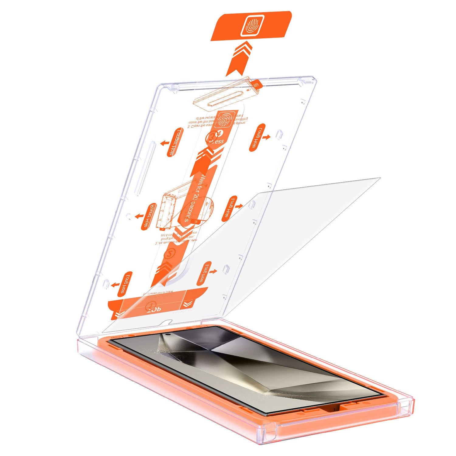 Protectorking Schutzfolie 1x 9H Panzerglas HD klar Tempered Glass Displayschutz Screen-Protector, (1-Stück), echtes Tempered 9H Panzerhartglas schutzglas 3D-KLAR Screen Protector