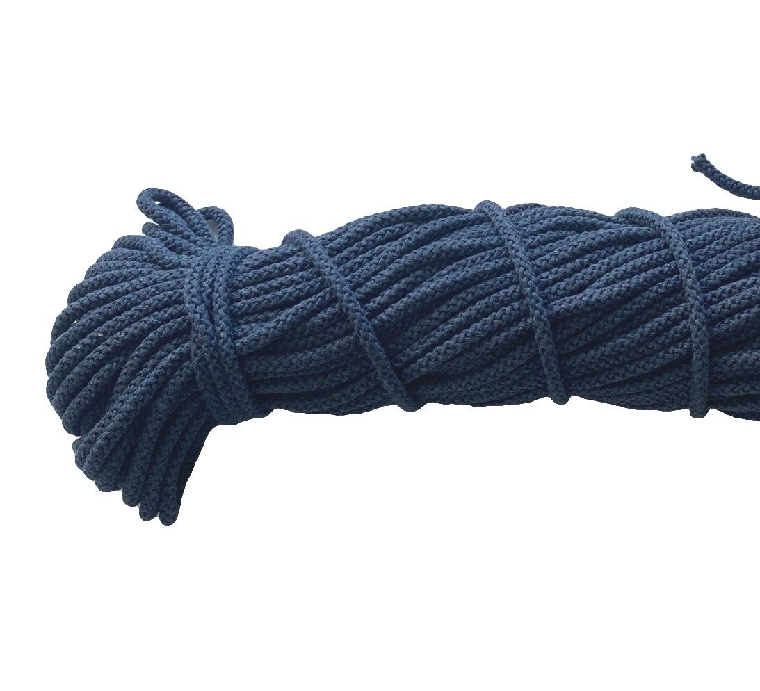 Thumbnail - Mississhop Kordel Baumwollkordel 8 mm I 50 m 100% Baumwolle Seil Kordel