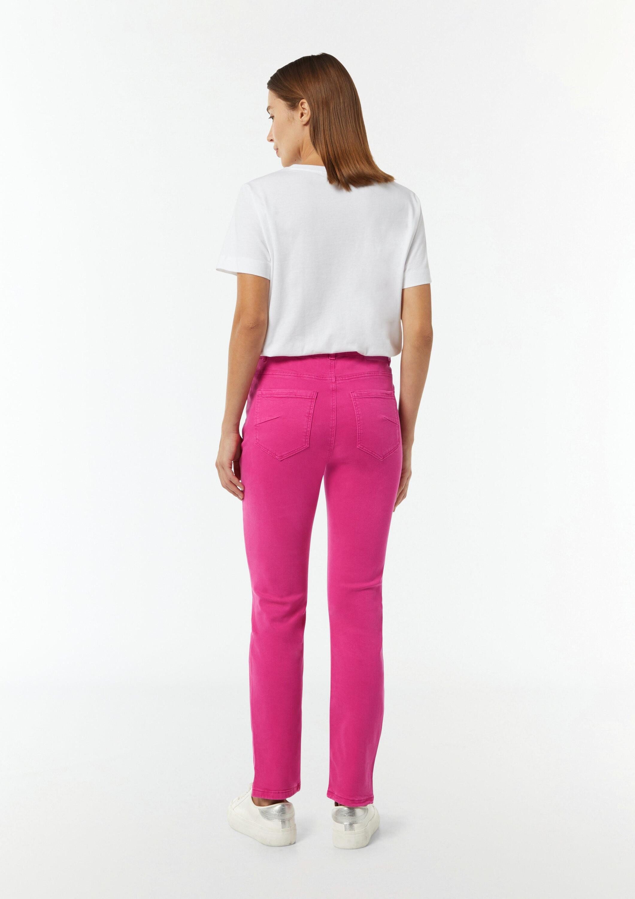 comma Skinny-fit-Jeans Hose Skinny Jeans mit geschlitztem Saum