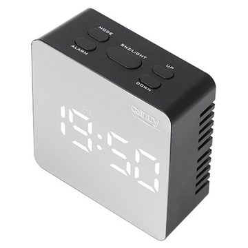 Camry Funkwecker CR 1150b schwarz, digital, LED Anzeige beleuchtet, Datum, Uhr, Temperatur