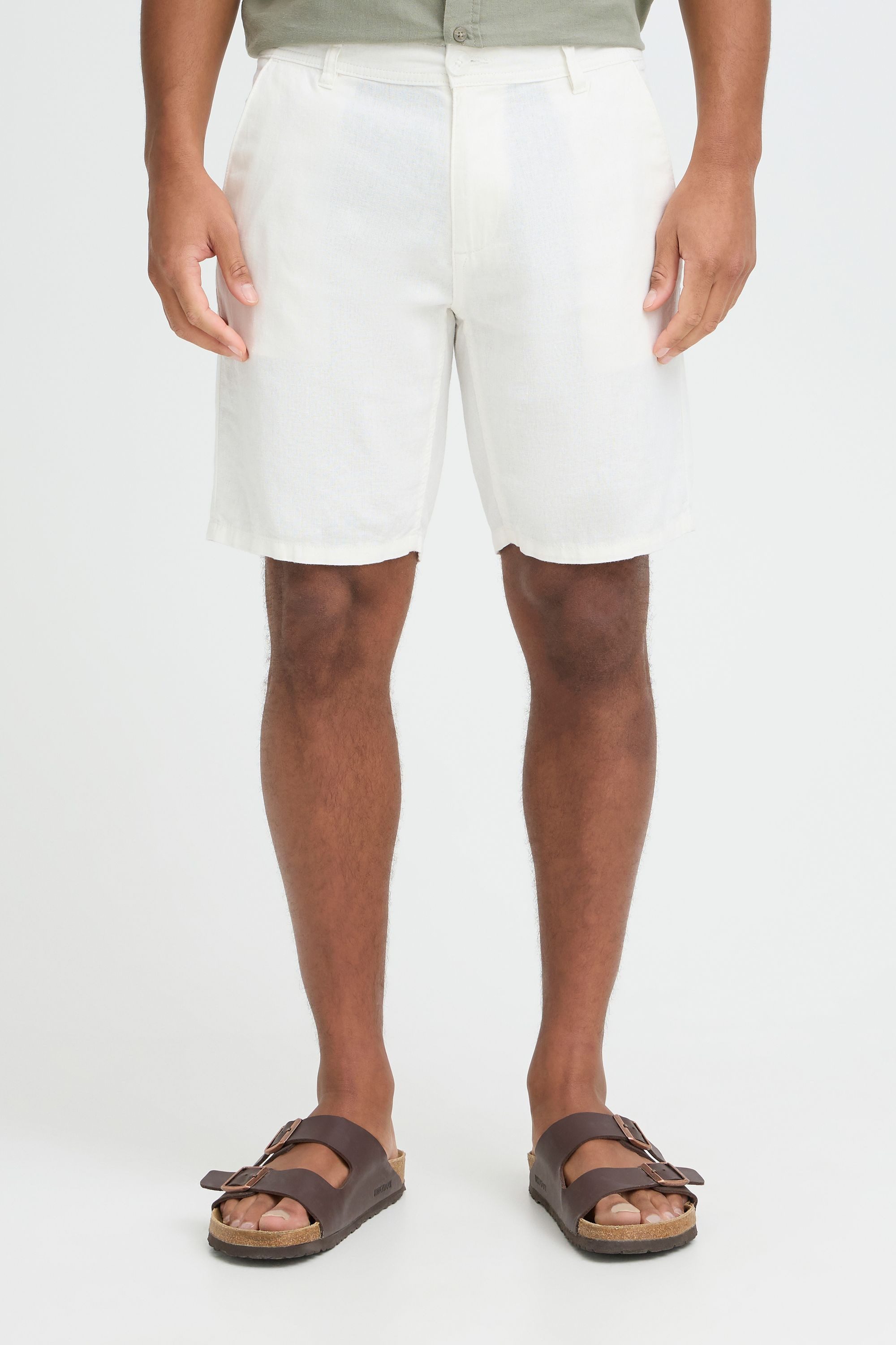 Blend Leinenhose BHLikat Basic Chino Shorts mit Taschen
