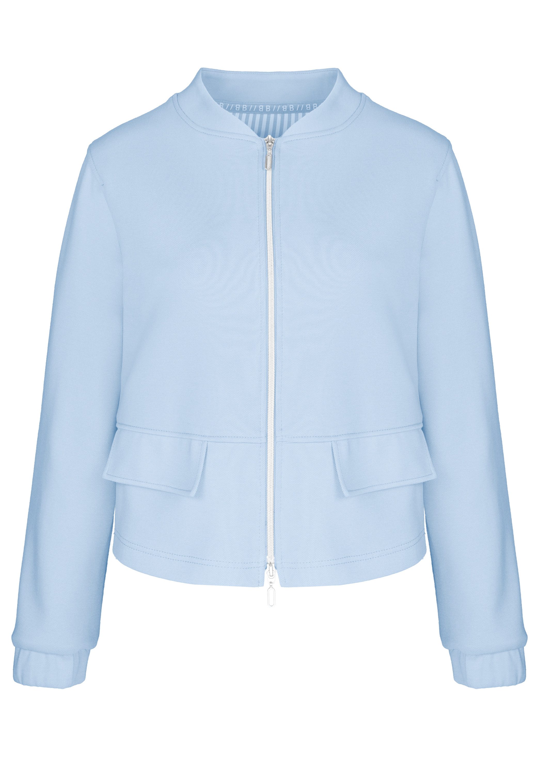 bianca Blouson RACHEL mit Zwei-Wege Zipper in Metallic-Optik günstig online kaufen