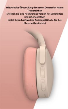 Bifurcation Kabelloses Bluetooth-Headset, Gaming-Headset mit Rauschunterdrückung Over-Ear-Kopfhörer