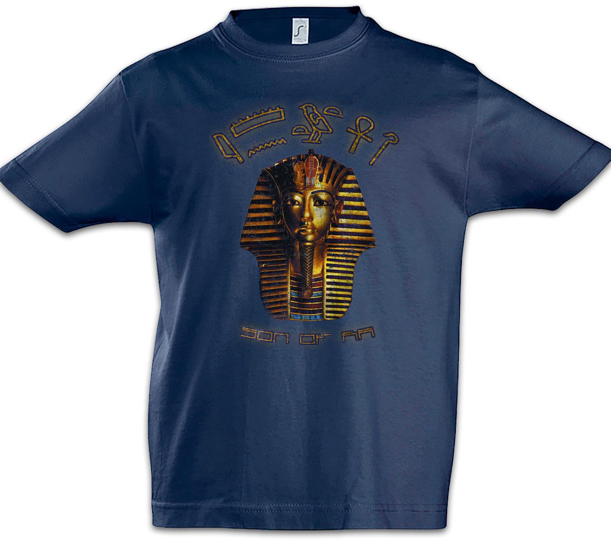 Urban Backwoods Print-Shirt Tutanchamun Vintage Kinder T-Shirt Anubis Pharao Nofretete Echnaton (1-tlg) Egypt Mummy Seth Ägypten