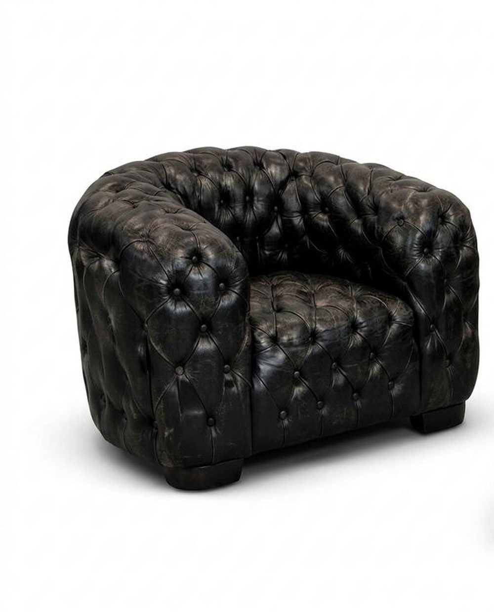 JVmoebel Chesterfield-Sessel Sessel bequem weich geräumig Chesterfield moderner Stil Schwarz (1-St), Made in Europa