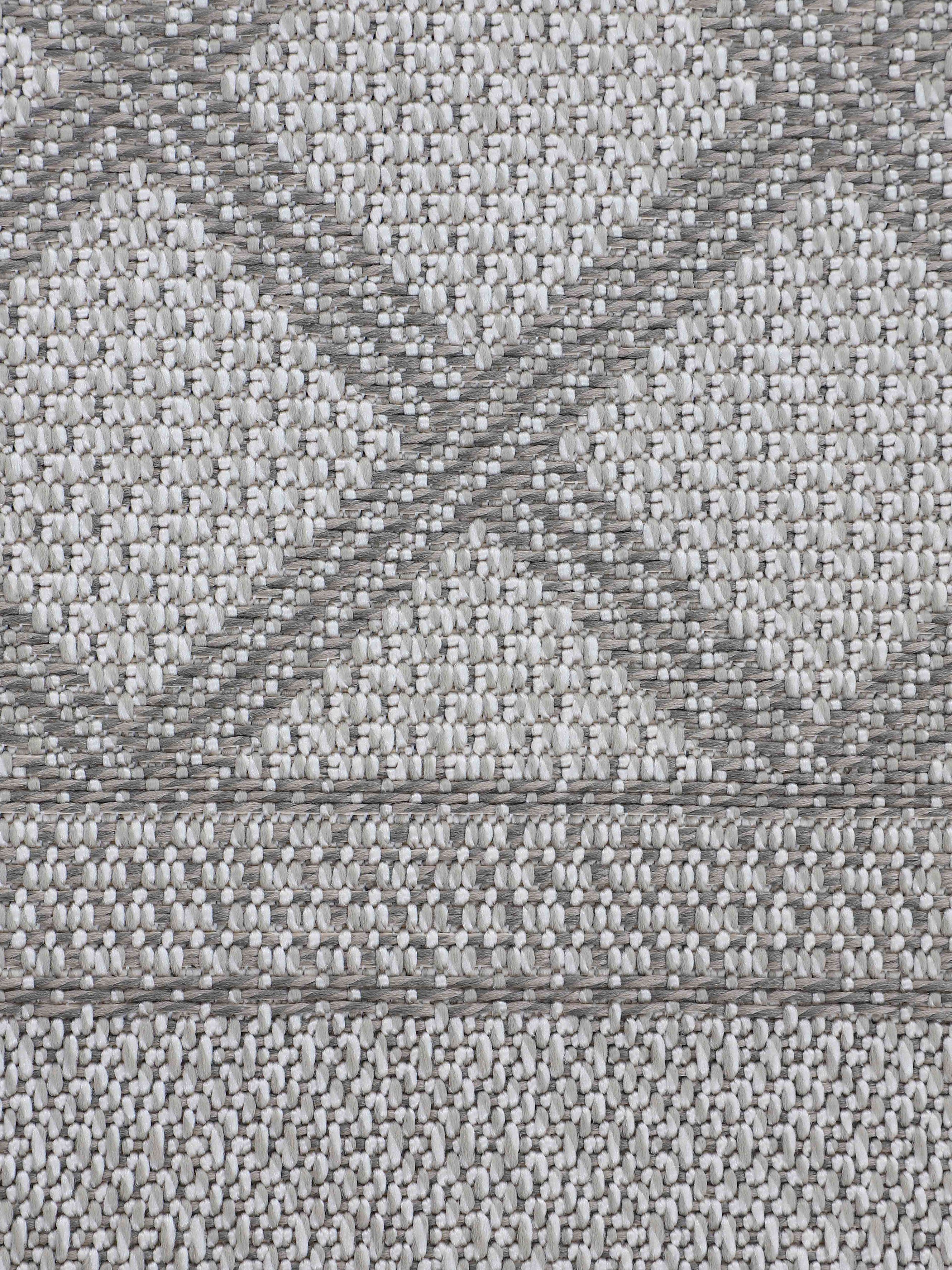 Läufer carpetfine, Außenbereich rechteckig, Boho robustes mm, Sisal 4 104, UV-beständig, Optik, Höhe: Flachgewebe,