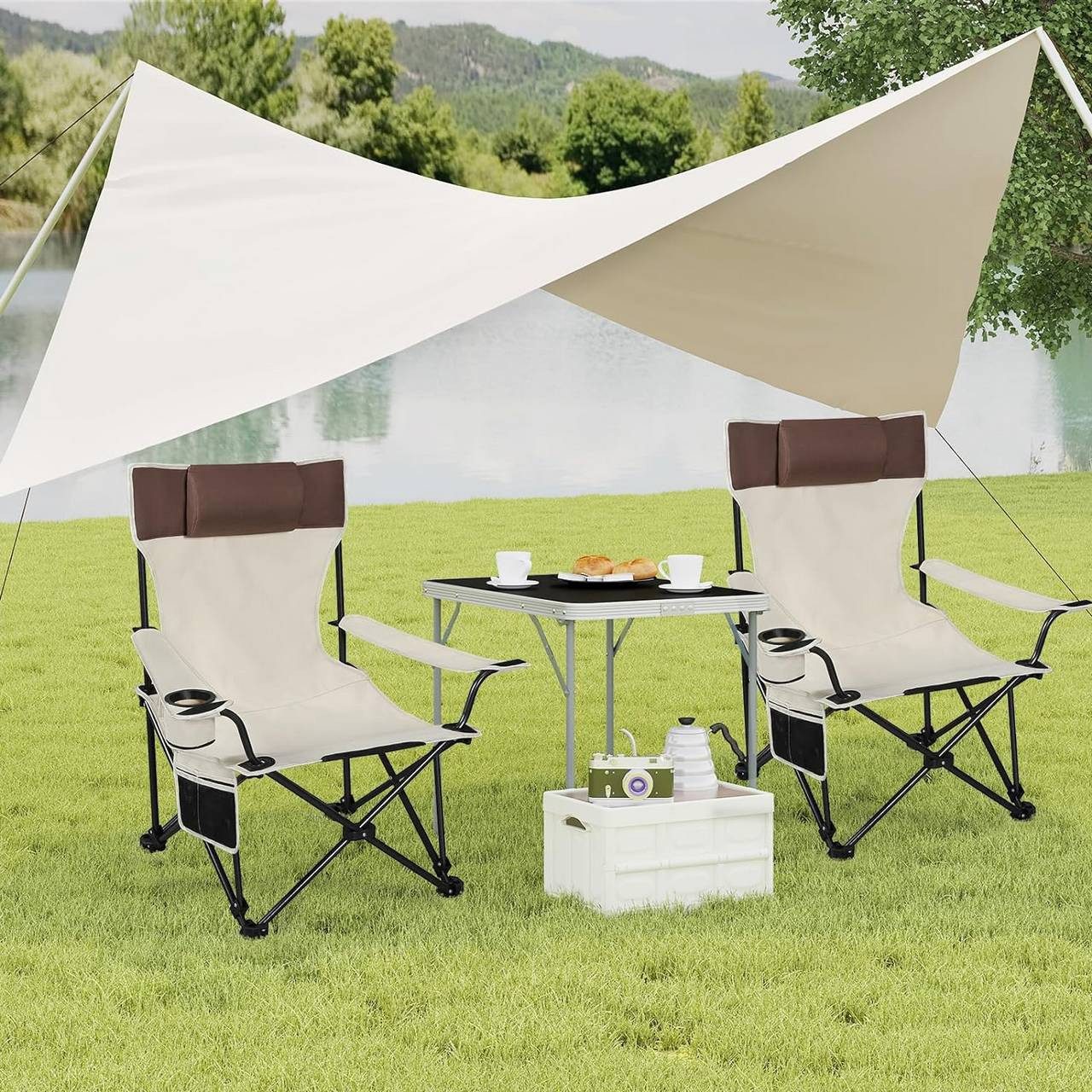 Woltu Campingstuhl (2 St), Klappbarer, leicht, günstig online kaufen