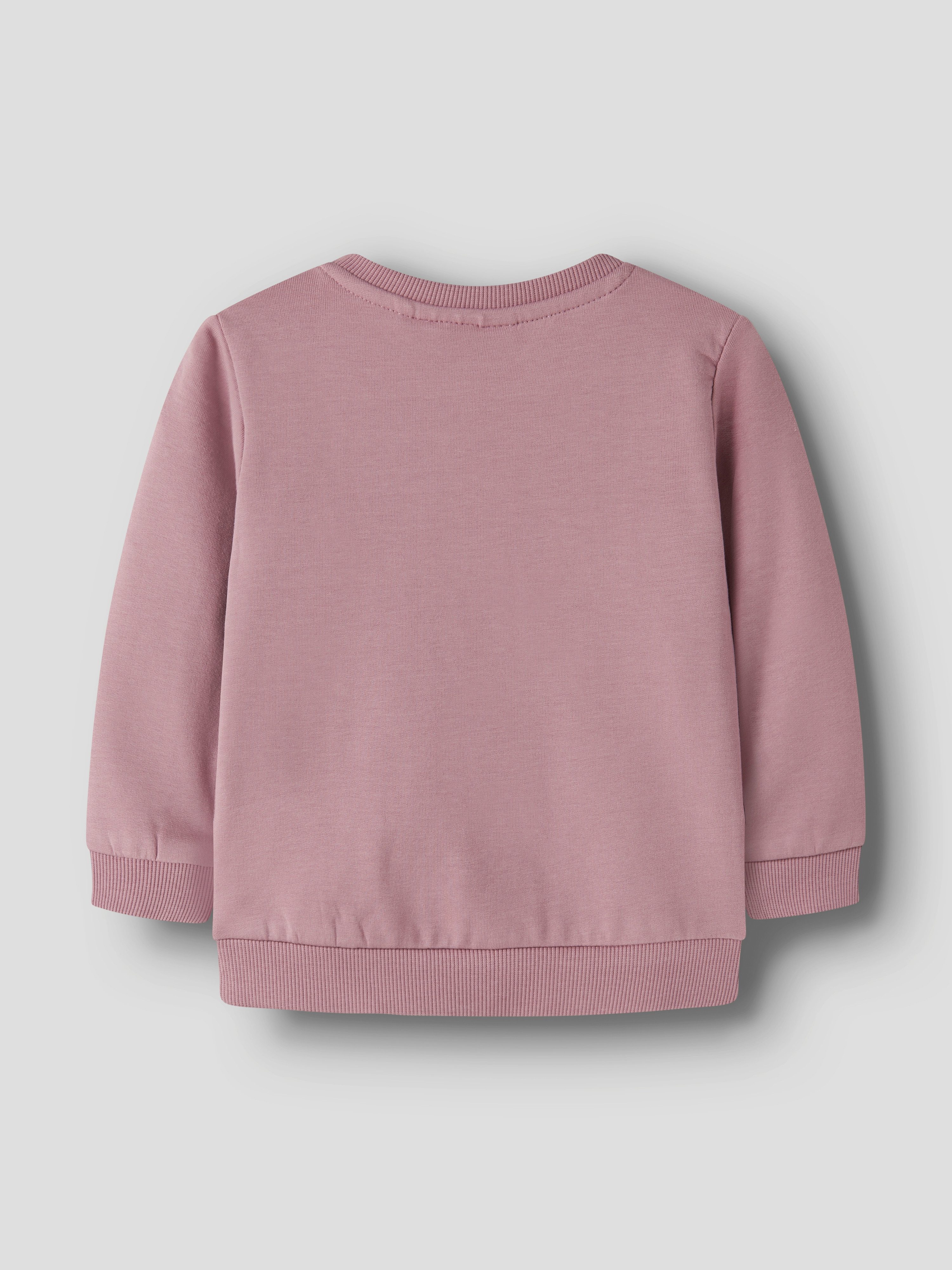 Name It Sweatshirt NBFVRILLIE LS SWEAT BOX BRU Baumwollmischung, regular fit