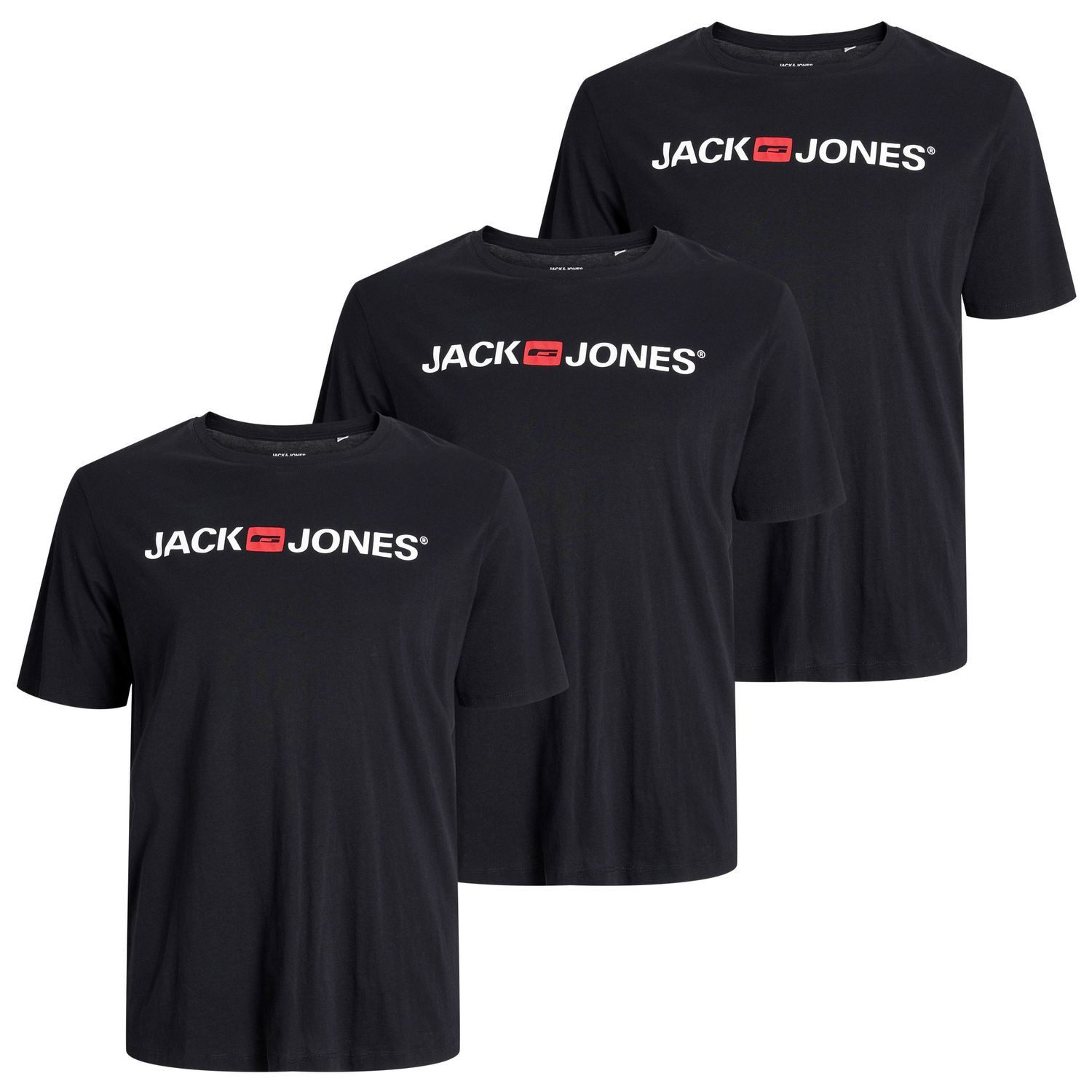 Jack & Jones T-Shirt Basic (Set) in tollen Farben bis 8XL
