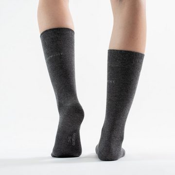 OCCULTO Komfortsocken Damen Komfort Socken ohne Gummibund 6er Pack (Modell: Gabi) (6-Paar)