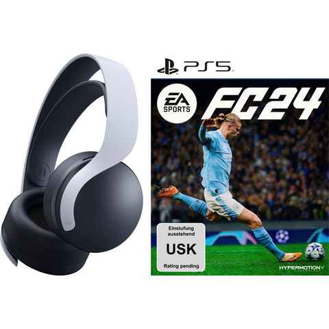 PlayStation 5 EA Sports FC 24 + Pulse 3D PS5 Gaming-Headset (Rauschunterdrückung)
