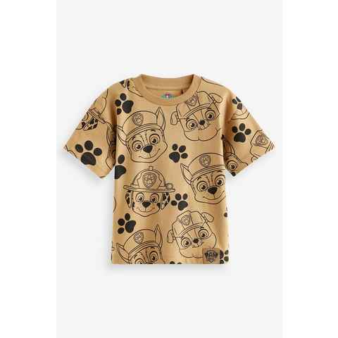 Next T-Shirt PAW Patrol Lizensiertes T-Shirt mit Allover-Print (1-tlg)