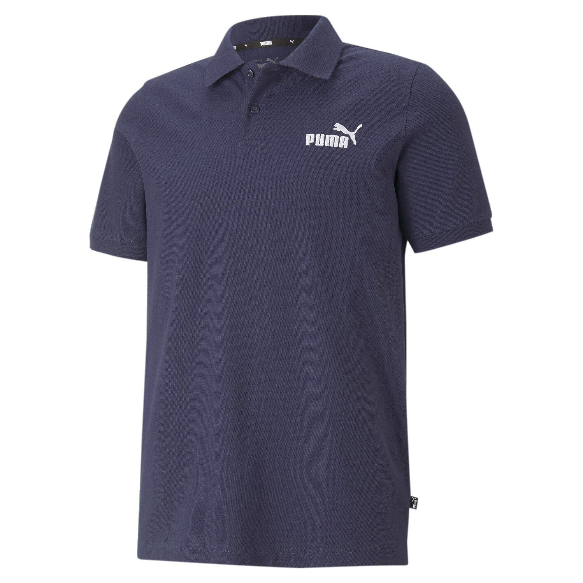 PUMA Poloshirt Essentials Pique Poloshirt Herren Peacoat Blue