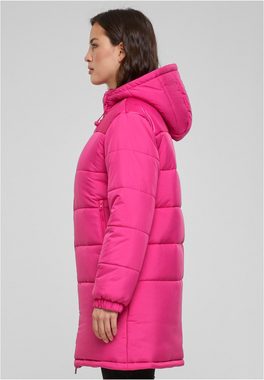 URBAN CLASSICS Steppjacke Ladies Hooded Mixed Puffer Coat