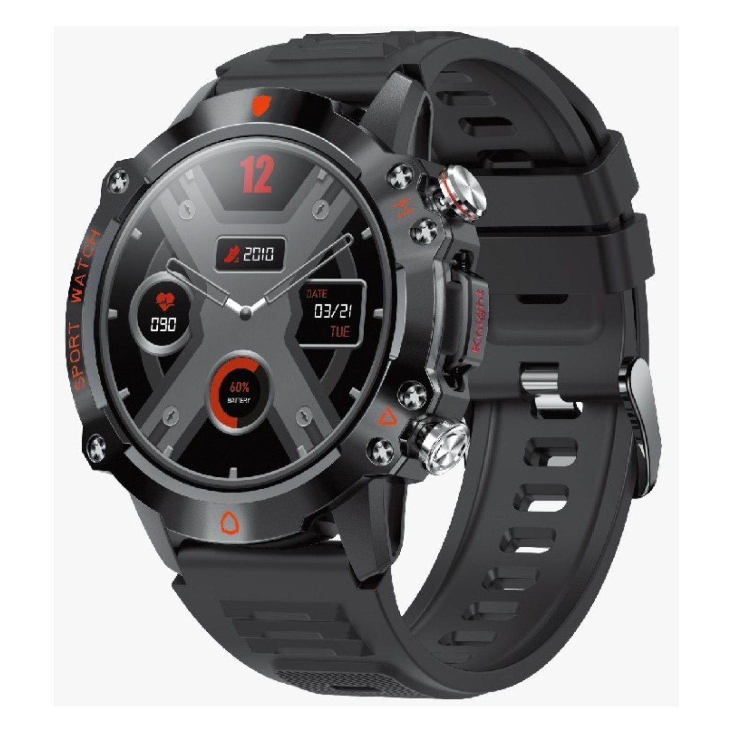 COFI 1453 Smartwatch 1.39 inch, 450 mAh Batteriekapazität Heart Rate und  Compass Smartwatch