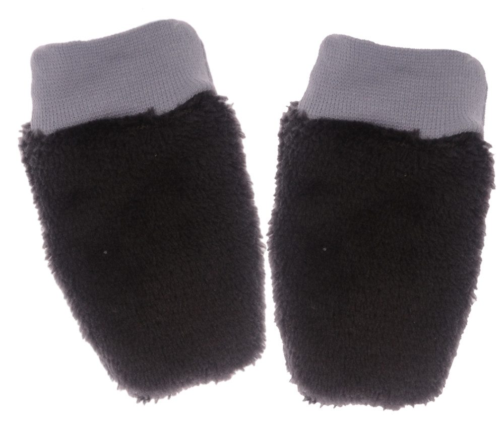 La Bortini Fäustlinge Fäustlinge warme Baby Handschuhe für Neugeborene 0 bis 12 Monate weich, aus Fleece, mit Baumwoll-Futter doppellagig, neutral