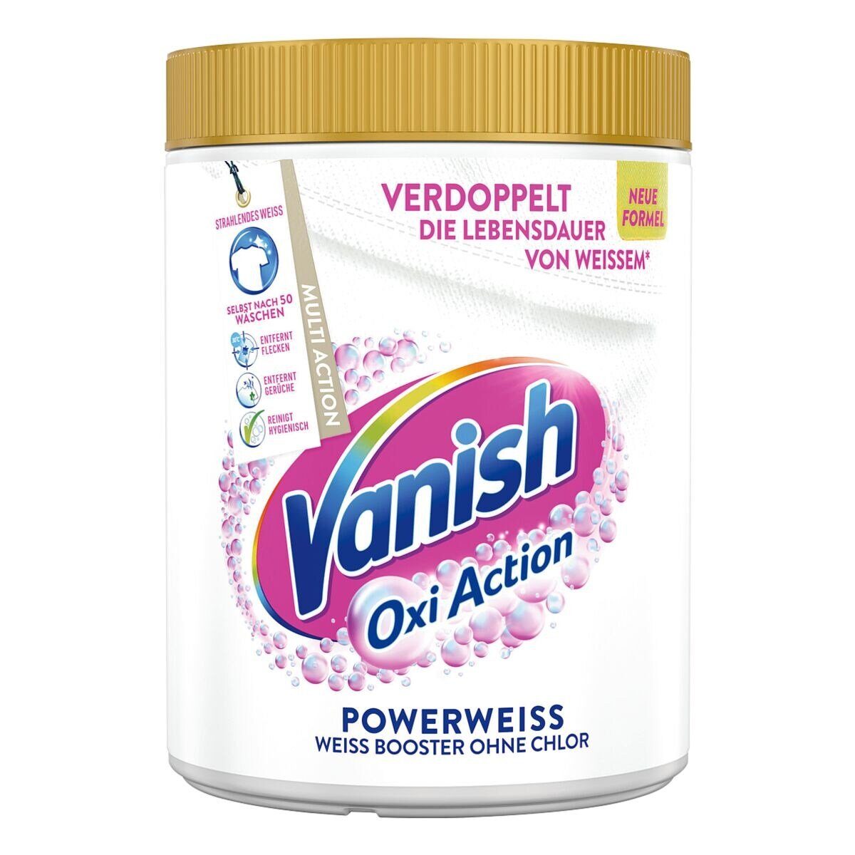 VANISH Oxi Aktiv-Sauerstoff) Action (mit Fleckentferner Powerweiss