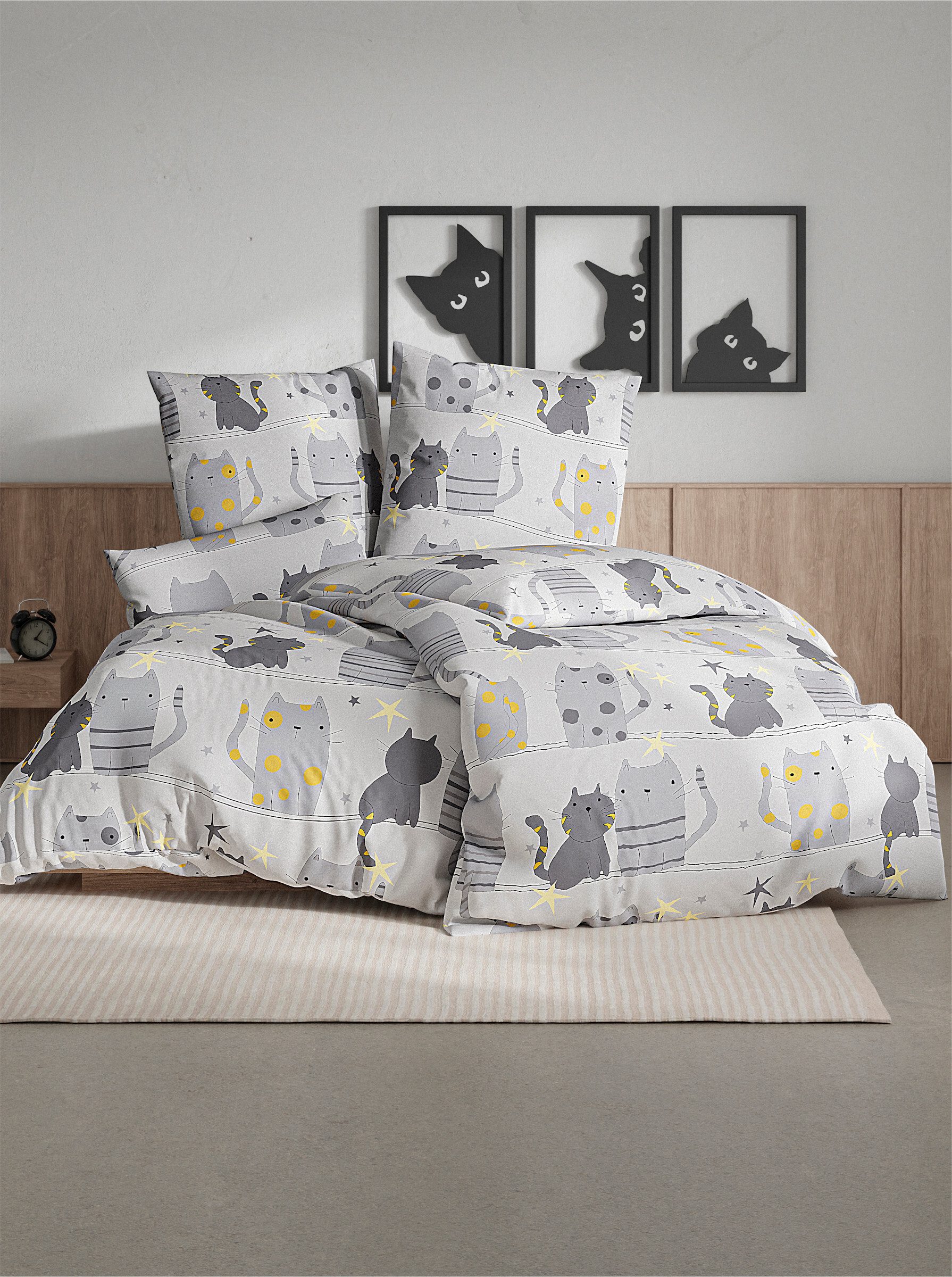 Witt Bettwäsche Bettwäsche, Mako-Satin, Satin, 2 teilig, Mako-Satin, Satin