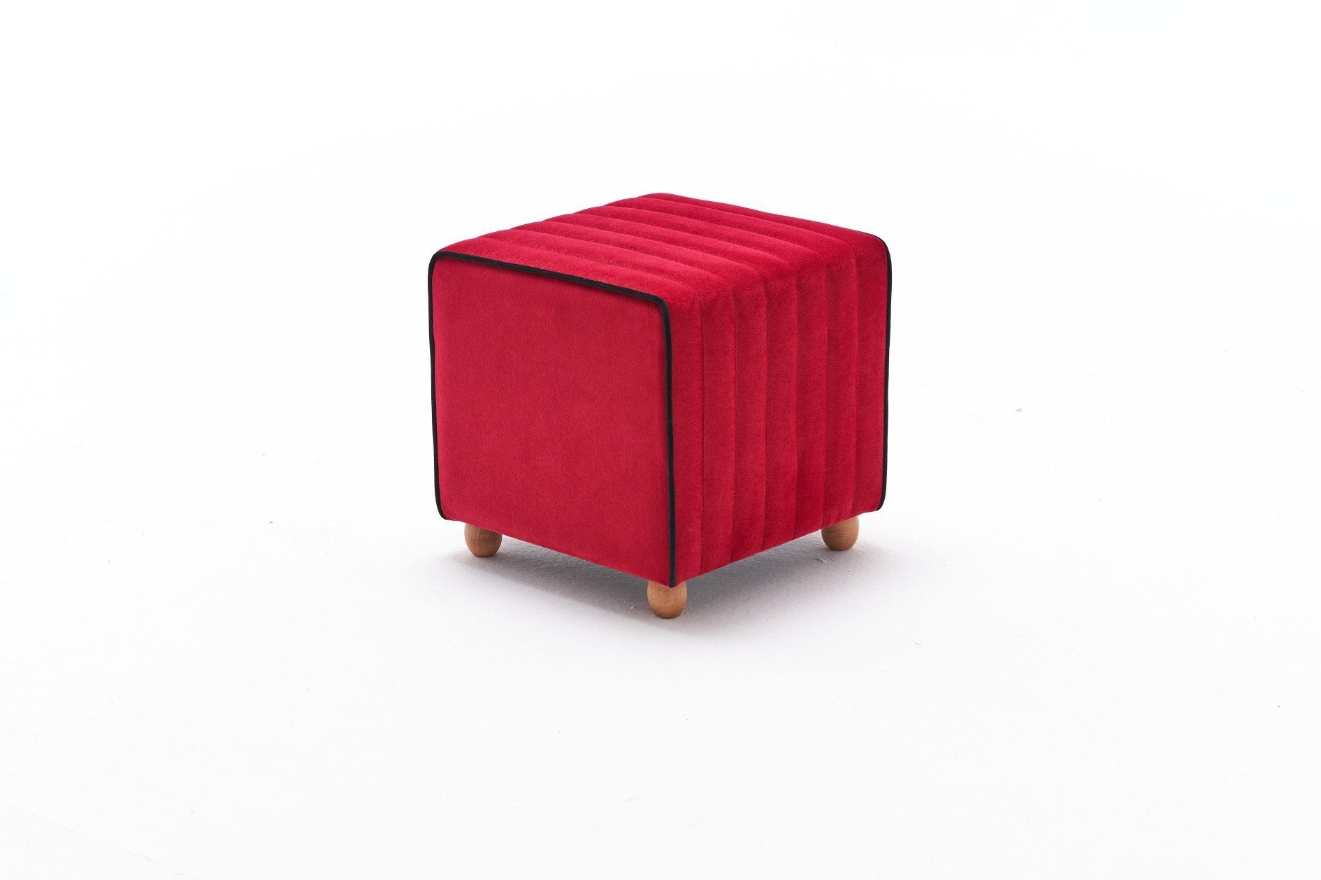 Skye Decor Pouf 100% POLYESTER & VELVET, 40 cm x 40 cm x 40 cm C1638