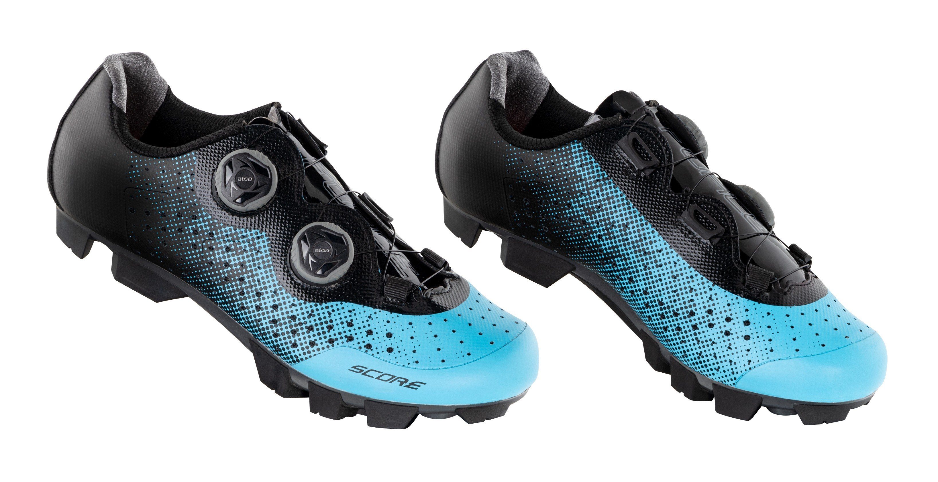 MTB Schuhe FORCE SCORE blau-schwarz %%% Fahrradschuh