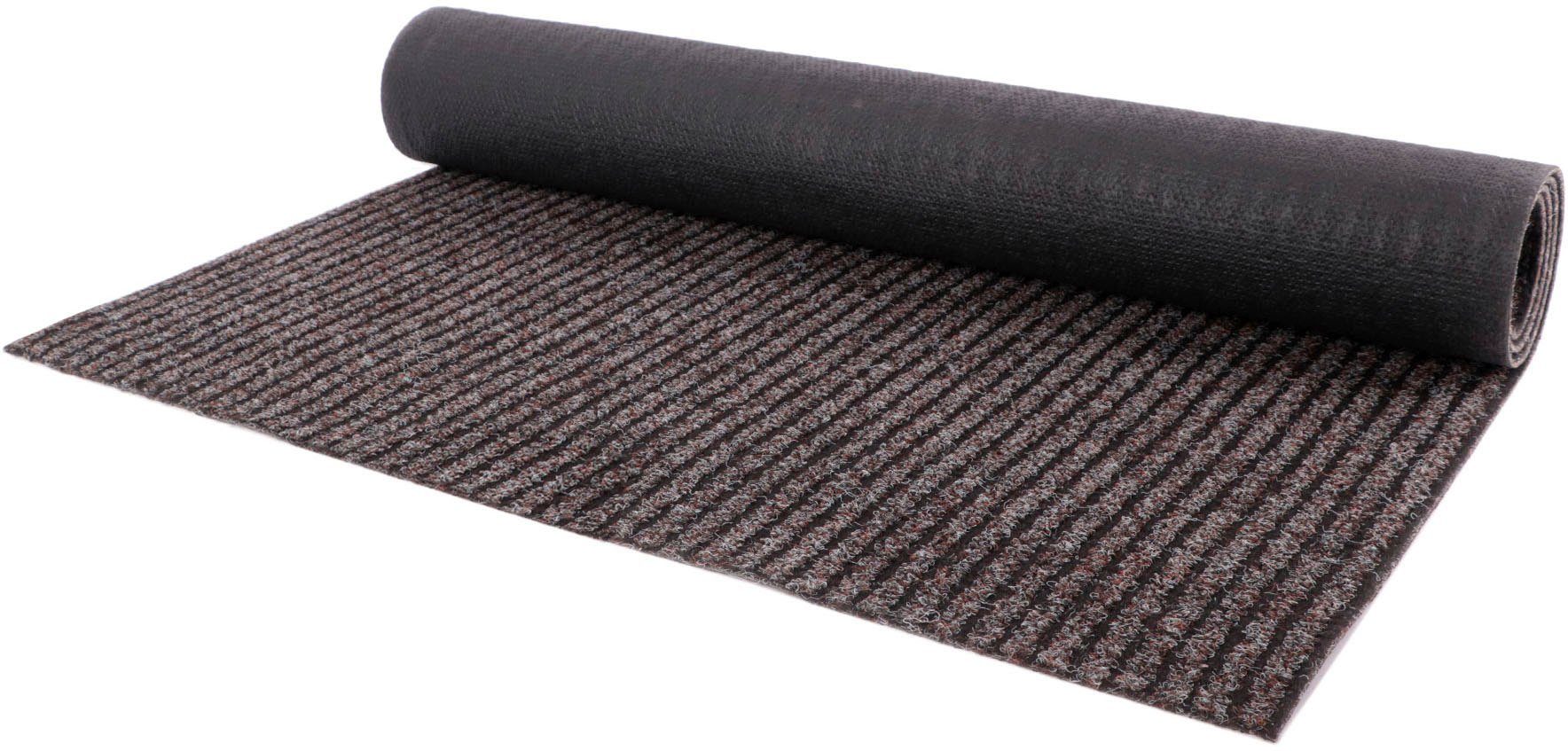 Primaflor-Ideen in Textil Läufer Schmutzfangläufer GIN, Made in Belgium, rechteckig, Höhe: 6 mm, Schmutzfangmatte, meliert, gesteift, strapazierfähig, rutschhemmend