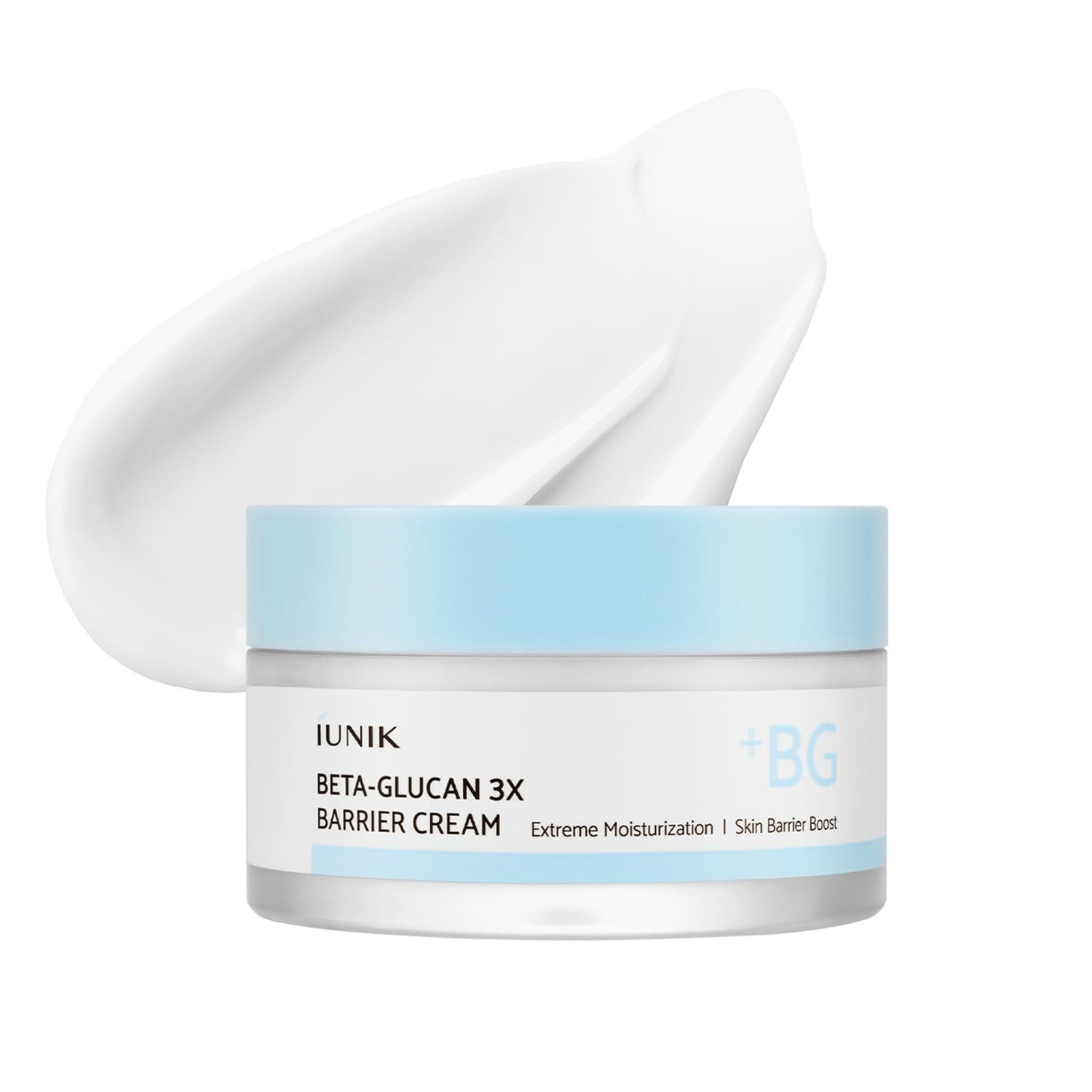 iUnik Tagescreme Beta-Glucan 3X Barrier Cream 50ml – Intensive Feuchtigkeitspflege für empfindliche und trockene Haut mit Beta-Glucan, Ectoin &, Panthenol – Dermatologisch geprüft, vegan