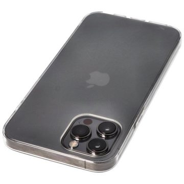 AccuCell Smartphone-Hülle Hülle passend für Apple iPhone 12 Pro Max - transparente Schutzhülle