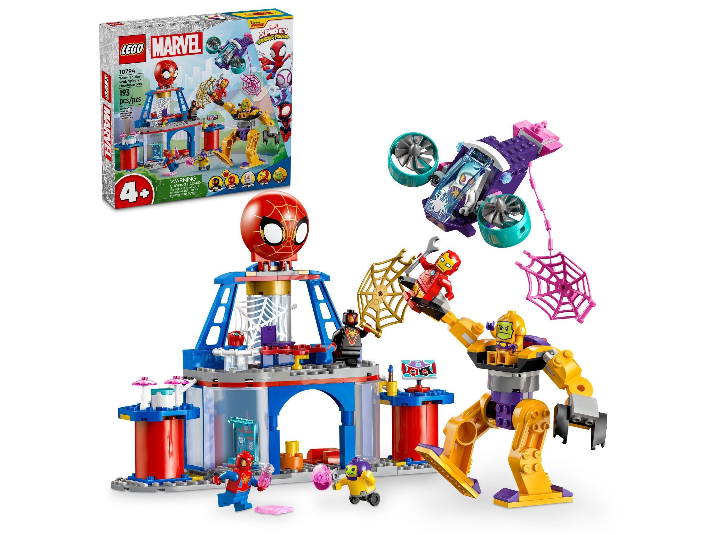 LEGO® Marvel Spidey und Super-Freunde - Das Hauptquartier von Spideys Team günstig online kaufen