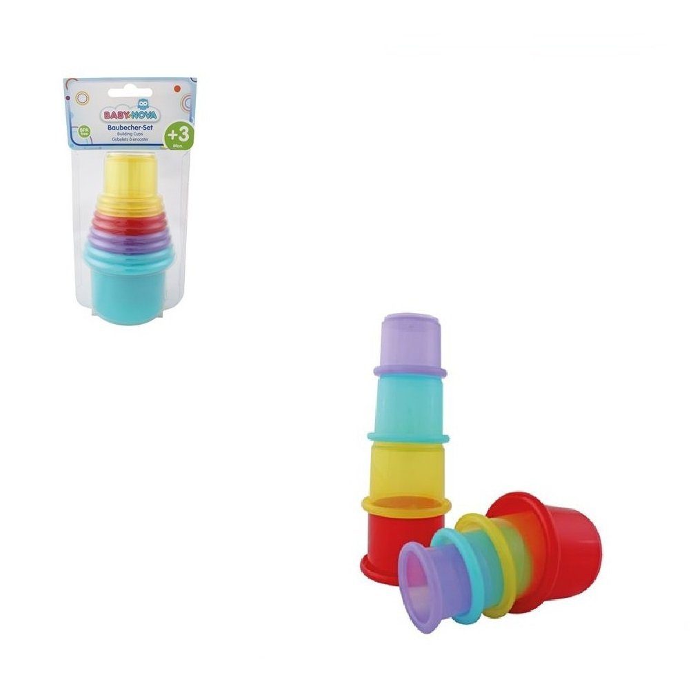 Stapelspielzeug Baby Baubecher-Set ab 3 Monaten