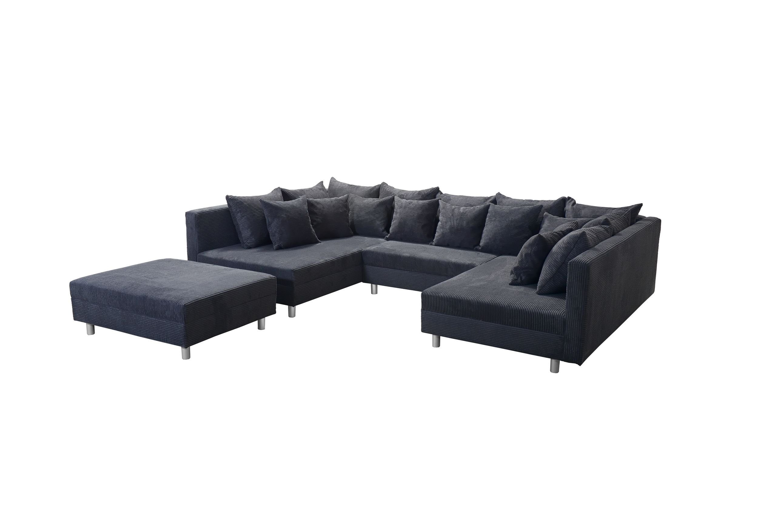 Küchen-Preisbombe Sofa Wohnlandschaft Sofa Couch Ecksofa Eckcouch Cordstoff günstig online kaufen