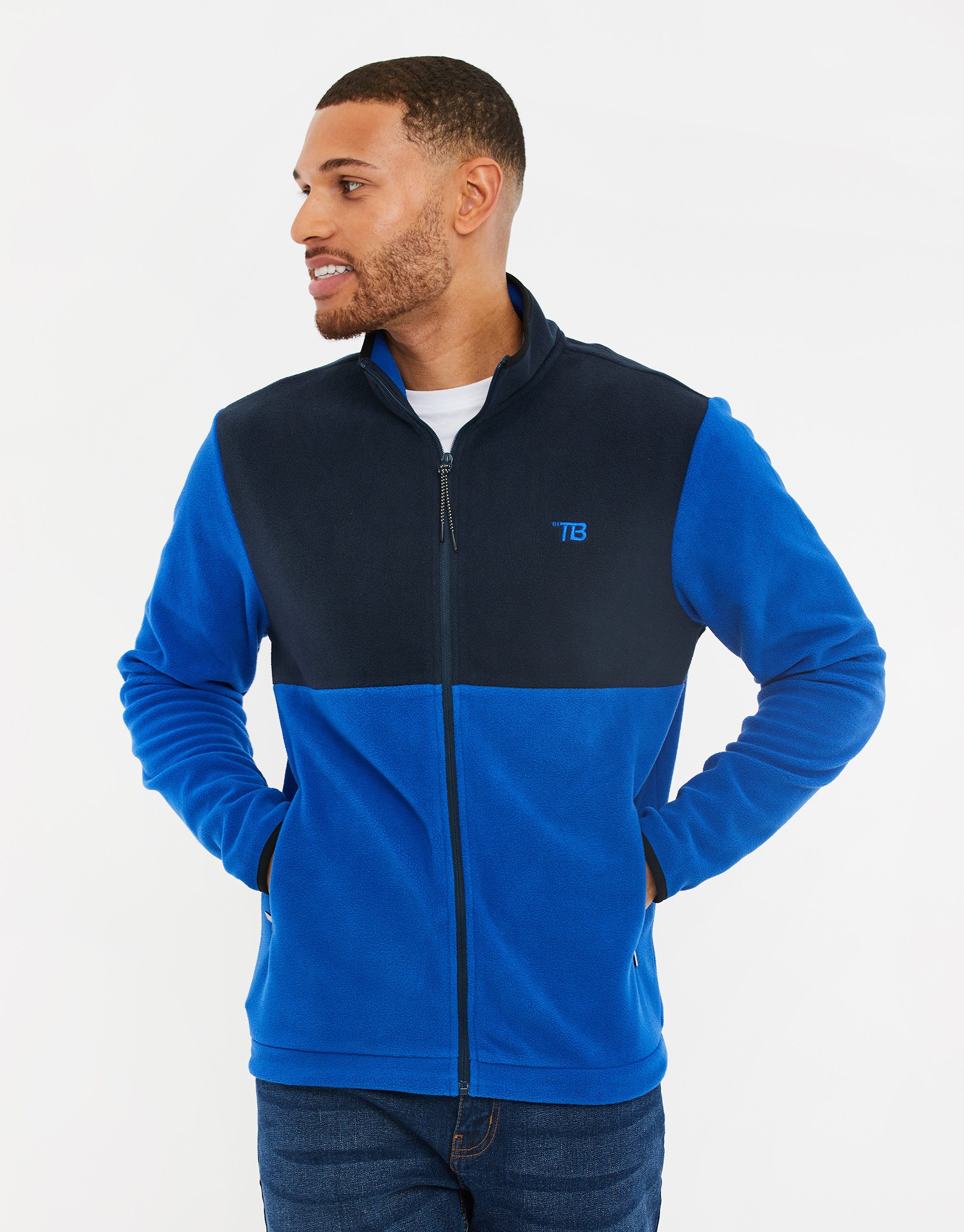 Threadbare Fleecejacke THBGlacier (1-St) im zweifarbigen günstig online kaufen
