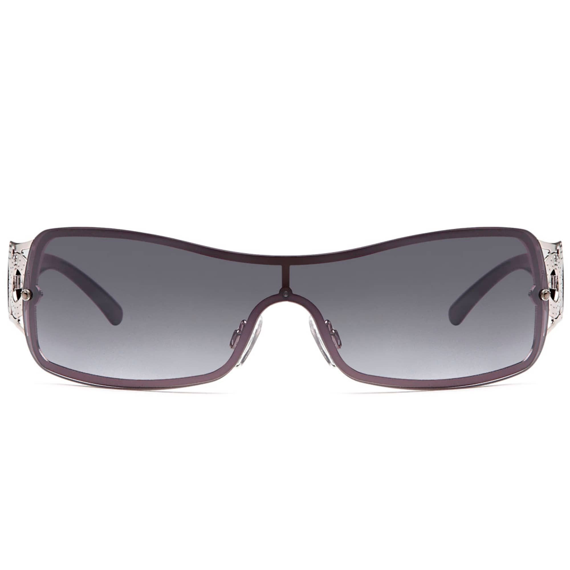 BEZLIT Eyewear Monoscheibensonnenbrille Damen Monoscheiben Sonnenbrille (1-St) mit verziertem Bügel