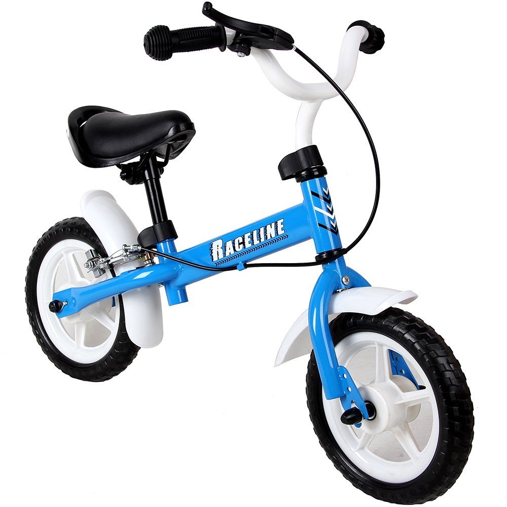 Spielwerk Laufrad Easy Raceline, 2-5 Jahre 10 Zoll Höhenverstellbar Bremse Lenkrad PU-Reifen Fahrrad