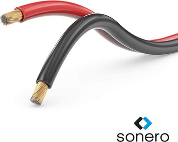 sonero sonero Lautsprecherkabel 2x2,5mm², CCA 10,0m, rot/schwarz Audio-Kabel