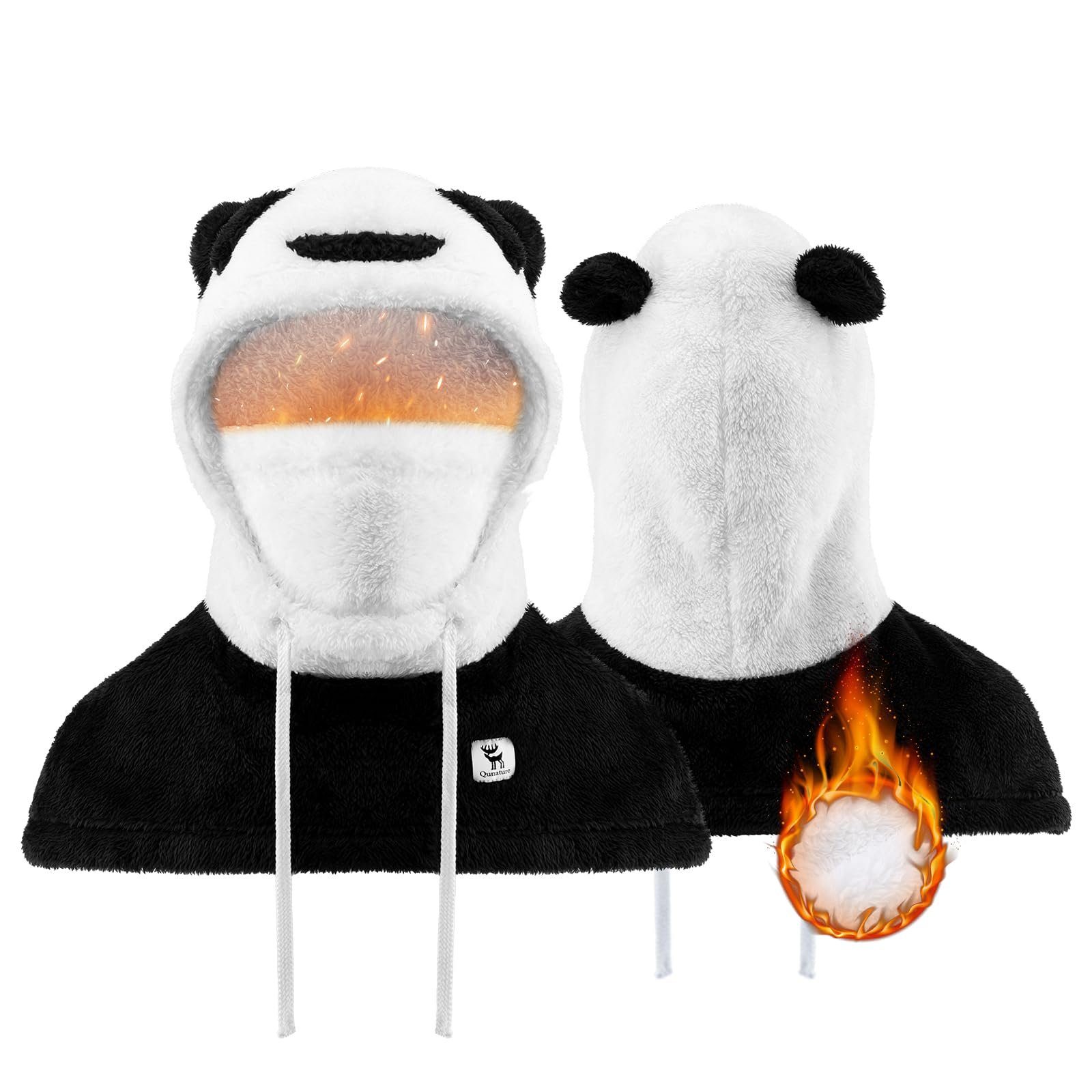 Sturmhaube Winter Skimaske für Kinder und Eltern, Panda-Design