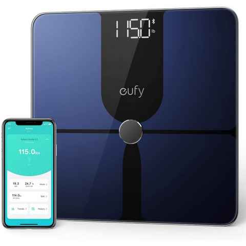 eufy Körper-Analyse-Waage Smart Scale P1, Bluetooth, Gewicht/Körperfett/BMI