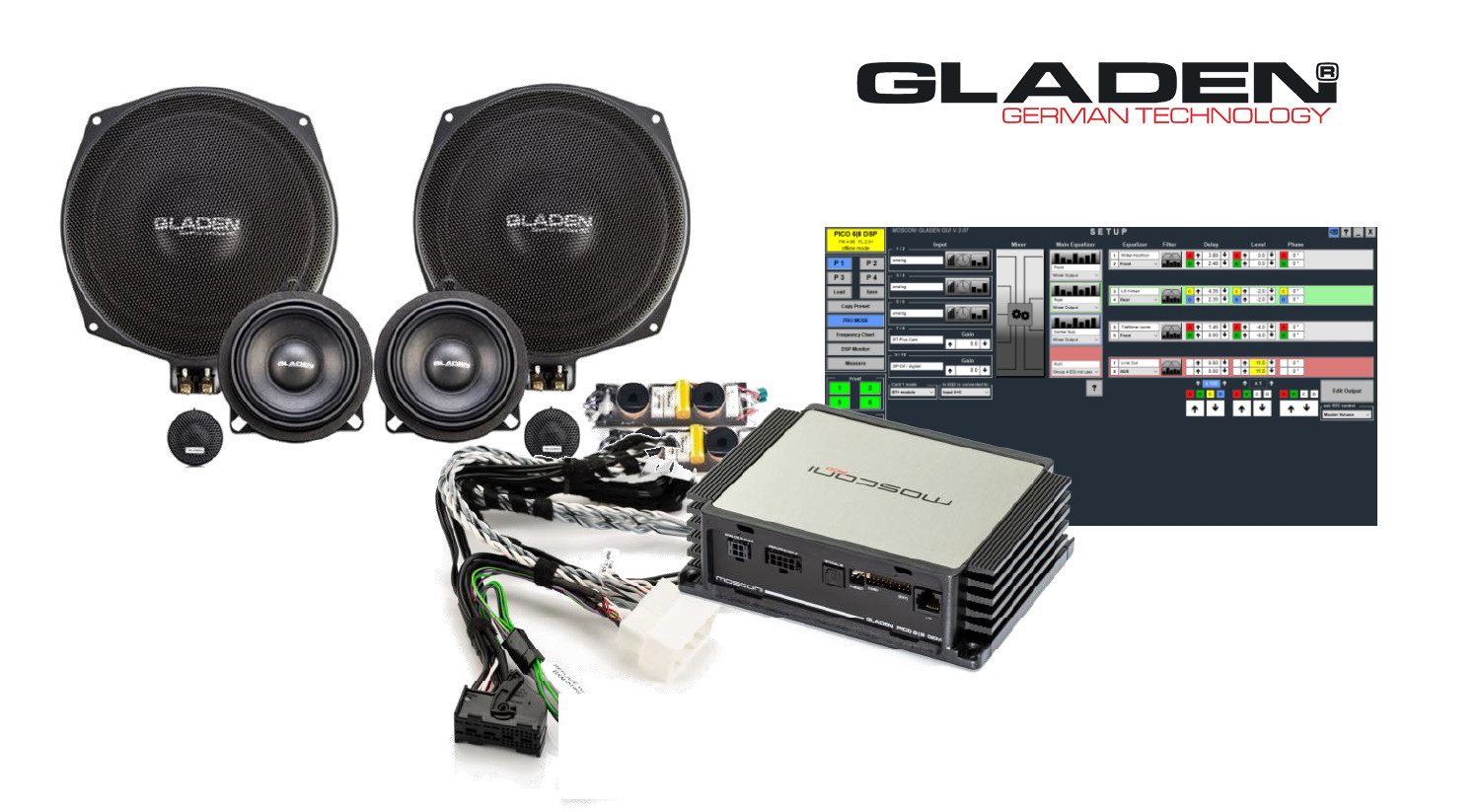 Gladen GA-SU-BMWRAM-Basic SoundUP Für BMW G-Serie mit RAM Modul Auto-Lautsprecher (Max)