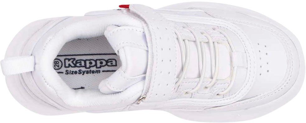 Kappa Sneaker Klettverschluss mit für Kinder white