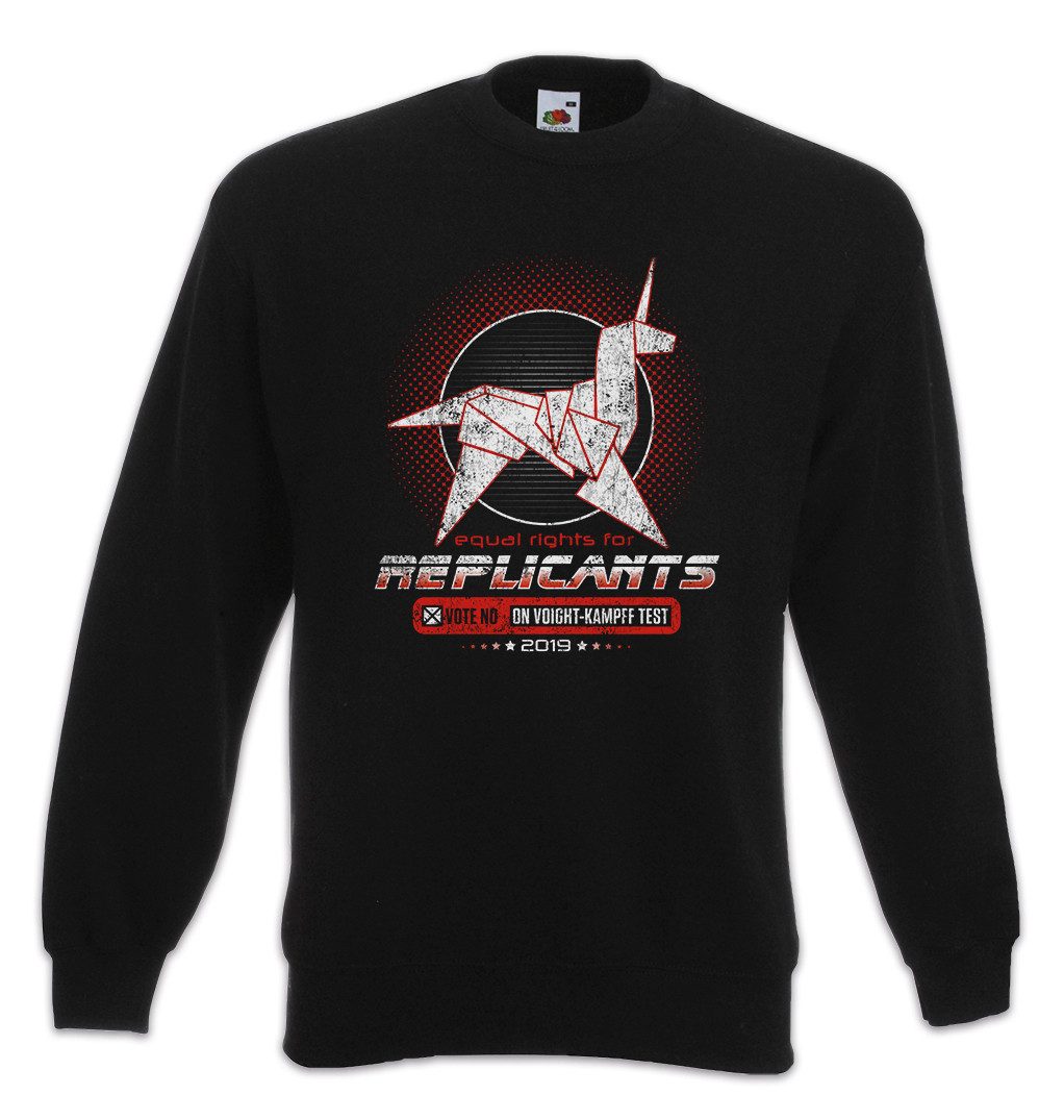 Sweatshirt Equal Rights For Replicants Sweatshirt Voight Kampff Interrogation Ltd