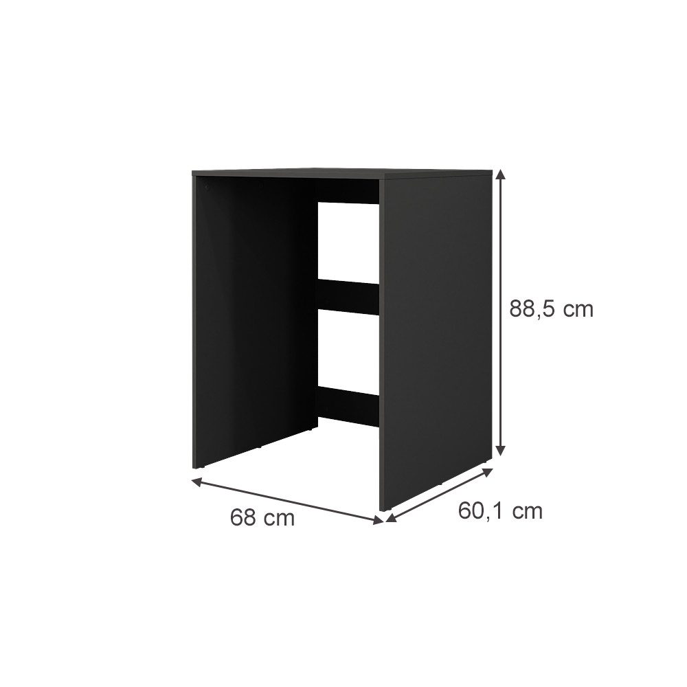 Vicco Waschmaschinenumbauschrank Irma, Anthrazit, 68 x 88.5 cm (1-St) – Bild 3 von 5