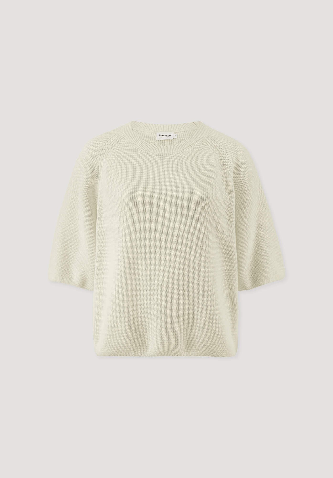 Hessnatur Strickpullover aus reiner Bio-Baumwolle (1-tlg)