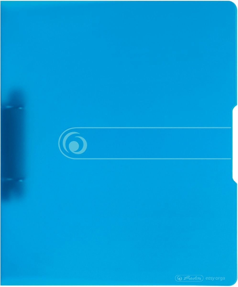 Präsentationsordner Ringbuch A4 2 Ringe PP 16mm blau transparent to go (10 Stück)