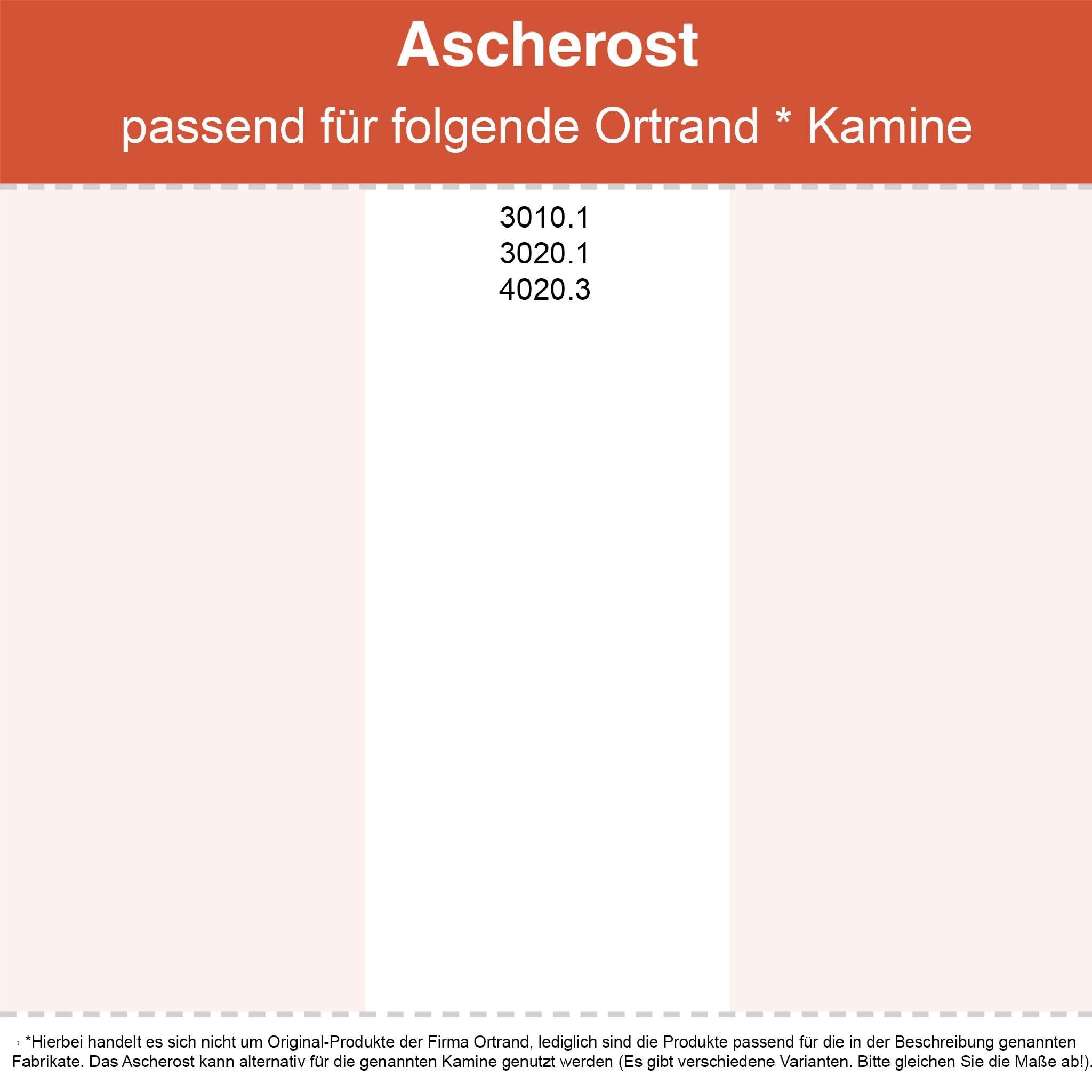 Feuerfest 123 GmbH Grillrost Kaminrost / Ascherost Ø 285x15mm passend für Ortrand**