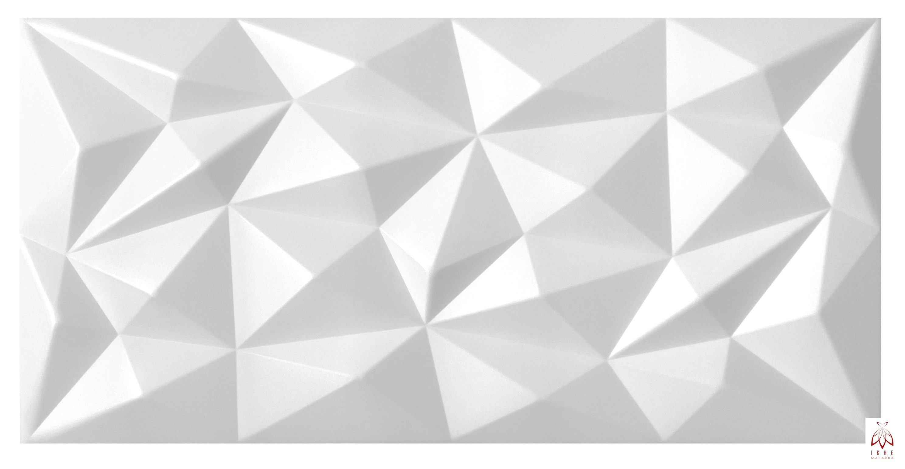 IKHEMalarka 3D Wandpaneel aus Polystyrol Styropor XPS, BxL: 50,00x100,00 cm, 0,50 qm, Paneelen für Decken & Wand 100x50cm